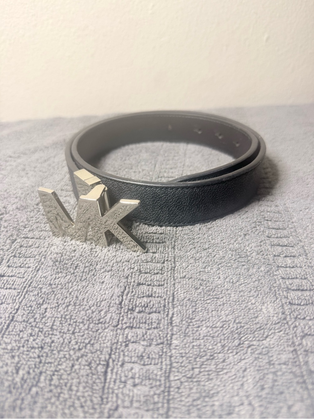 MK Black Leather Men's Belt 🔥